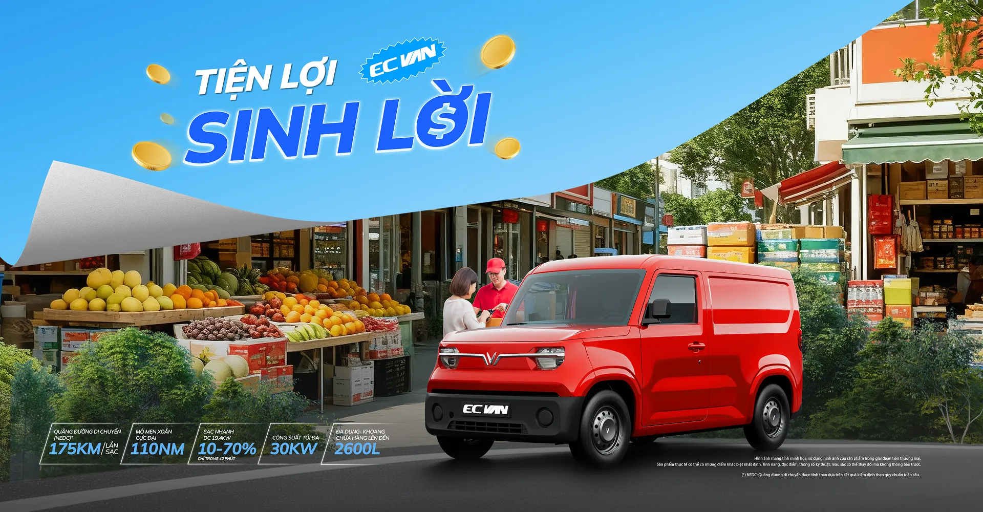 Vận hành VinFast EC VAN